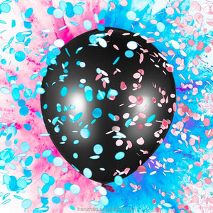 Bán Buôn 36 "Giới Tính Tiết Lộ Bột Confetti Bóng Bay Lừa Gói Cho Bé Tắm Đi Kèm Với Màu Hồng Và Màu Xanh Bột Confetti - Product Image 2