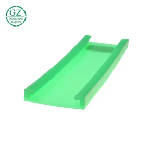 Produttore di guide di guida in plastica professionale lavorazione cnc 3000mm con binario di guida uhmwpe