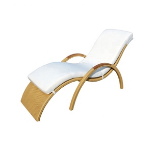 كرسي شمسي من الخوص خارجي على شكل حرف <span class=keywords><strong>s</strong></span> يُباع أكثر مبيعًا لجانب البركة - Product Image 5