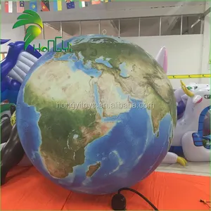 热门热门充气巨型巨大地球气球UV印刷气球类型充气行星充气球体地球气球