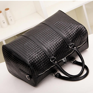Guangzhou factory-<span class=keywords><strong>bolsa</strong></span> de viaje de cuero tejido, bolsas de equipaje, 2016 - Product Image 3