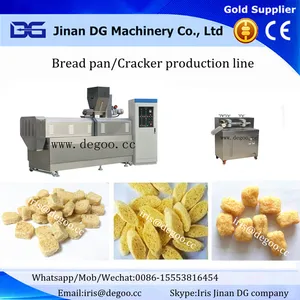 Extruded Bread Pan rusk corn wheat puffing Crouton Snack Food Making Machine/plant