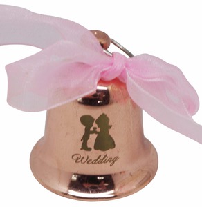 Campanaccio Svizzero Edelweiss Personalizzato Bianco per Bomboniere Matrimonio - Product Image 6