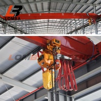 1 tonne 2 tonnes 3 tonnes treuil électrique 220V palan à chaîne électrique avec chariot