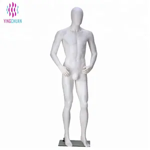 Mannequin corpo pieno di plastica formato degli uomini mannequin dummy modello maschile