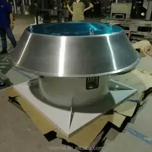 Roof mounted industrial exhaust fan, axial heavy duty roof top ventilation fan