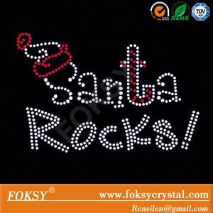 <span class=keywords><strong>Bling</strong></span> Navidad Santa Claus transferencias rhinestone revisión - Product Image 6