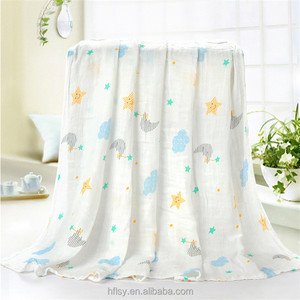 <span class=keywords><strong>Muselina</strong></span> de algodón bebé recién nacido swaddles mantas doble capa de gasa <span class=keywords><strong>Toalla</strong></span> de baño - Product Image 2