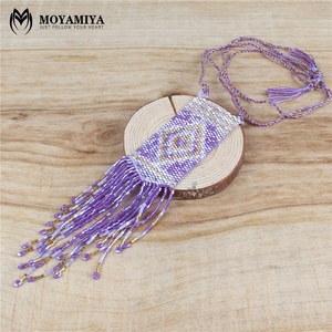 OEM-MGN180064 Moyamiya MGB verre collier de perles miyuki choker delica graine perles boho chic femmes accessoires - Product Image 1