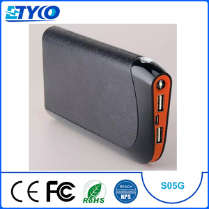 Dual USB de Alta Capacidad Emergencey Portable 20000 mAh Cargador de viaje Banco de Potencia Ancla wtih Linterna LED grande - Product Image 5
