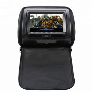 Numérique HD 7 pouces Appui-Tête lecteur <span class=keywords><strong>DVD</strong></span> avec fermeture à glissière, jeu, - Product Image 1