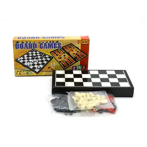 3 in 1 populaire familie multiplayer backgammon checkers schaakbord games set