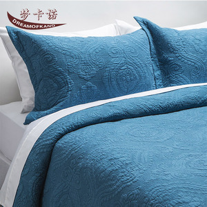 Fantaisie <span class=keywords><strong>bleu</strong></span> <span class=keywords><strong>coton</strong></span> <span class=keywords><strong>couvre</strong></span>-<span class=keywords><strong>lit</strong></span> pour vente - Product Image 1