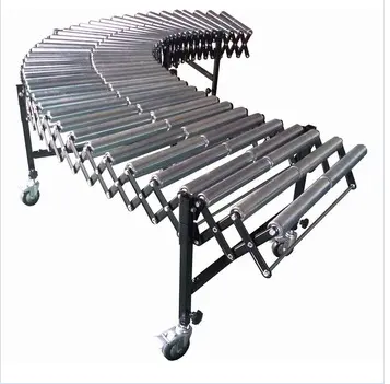 Conveyor Duty Heavy Roller Heavy Duty Flexible Industrial Gravity Skate Wheel Roller Conveyor