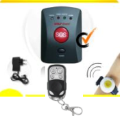 Sản Phẩm Tự Vệ Hệ Thống Báo Động Y Tế Sos <span class=keywords><strong>Gsm</strong></span> Khẩn Cấp Cho Người Cao Tuổi Không Dây Có Báo Động SMS - Product Image 5