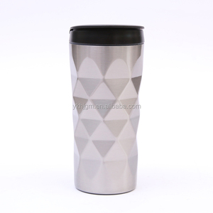 Commercio all'ingrosso 450ML a Forma di Diamante 304 Tazza In Acciaio Inox Coibentato Tumbler/boccetta di vuoto/thermos/tazza di caffè Con ABS Coperchio - Product Image 2