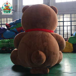 Giocattolo gonfiabile su misura dell'orsacchiotto di peluche alto 3m che fa pubblicità alla festa di evento di natale - Product Image 4