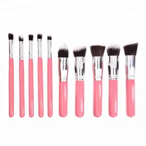 10 Pcs fond de Teint Blush Eyeliner Visage Poudre Maquillage Brosses Ensemble