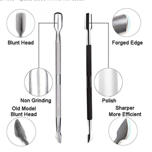 <strong>Cuticle</strong> <strong>Trimmer</strong> with <strong>Cuticle</strong> Pusher Tool Set <strong>Cuticle</strong> Nipper Stainless Steel,stainless Steel Finger Nail Cutting 7-35 Days RIMEI - Product Image 3