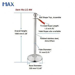 In acciaio inox della <span class=keywords><strong>stanchion</strong></span> barriera di controllo folla coda cintura retrattile ringhiera <span class=keywords><strong>stanchion</strong></span> - Product Image 3
