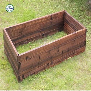 Classique maison jardin Design traditionnel whisky baril planteur 1 paquet coloré sapin <span class=keywords><strong>bois</strong></span> rond Pot de fleur sol plantation maison chambre - Product Image 4