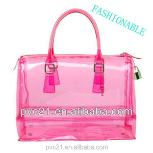 2015 nouveau design pvc transparent en plastique <span class=keywords><strong>valentina</strong></span> sacs à main made in china