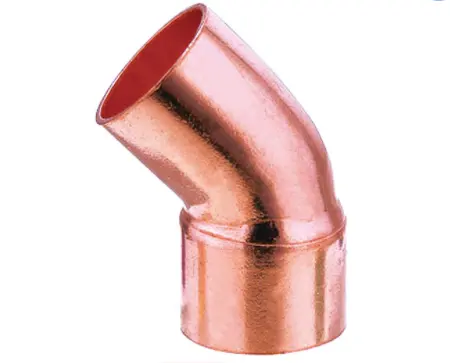 RETEK Refrigerator Parts Pipe Fitting Copper Elbow 90 Degree Street Elbow Copper End Feed copper fitting