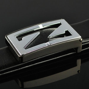 El ocio correa piel de vaca correa de cuero hombres de letras suavizado abrocharse el cinturón de Z castellana - Product Image 5