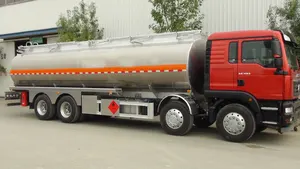 Oil tanker Truck For Oil Petro Diesel Gasoline Transportation Made From Carbon Steel With 42000 Liters 3 Axles T07