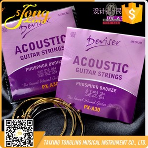 Alta Calidad Bronce Fosforado Cuerdas de Guitarra Acústica Al Por Mayor PA-A30 - Product Image 1