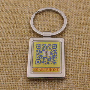 Llavero Promocional Personalizado <span class=keywords><strong>de</strong></span> Metal Cuadrado con Código SA - Product Image 4