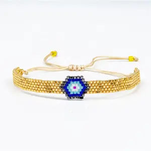 Moyamiya Miyuki evil eye bracelet seed beads bracelet top sellers 2020 jewelry accessories women for gift