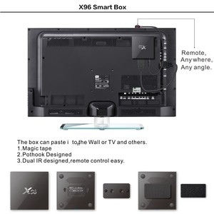 Envío hd 4 k en vivo tv box x96 Zkmagic con 2.4G wifi - Product Image 3