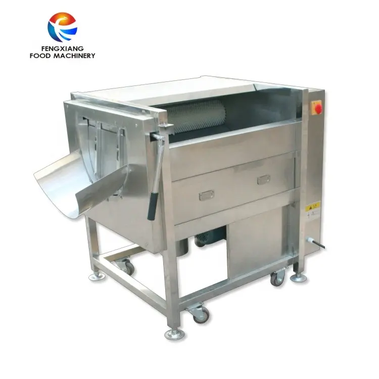 MSTP-80 fábrica de alimentos zanahoria de frutas lavar la piel pelador de pescado Escala de quitar la máquina de pelar