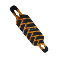 Planche de longboard personnalisable en matériaux hybrides écologiques de haute qualité pour la danse et le freestyle
