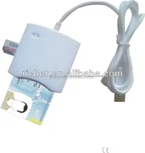 ภายนอกชิป Contact Card Reader Writer สำหรับ EMV SIM Eid ISO7816 ชิปหน่วยความจำการ์ด SDK ชุด