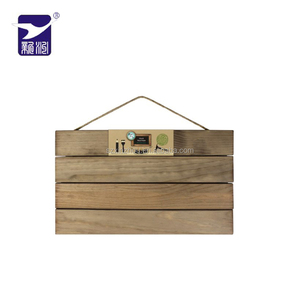 บ้านไร่ตกแต่งกรอบไม้ที่มีคำแขวนผนังไม้เข้าสู่ระบบ - Product Image 5