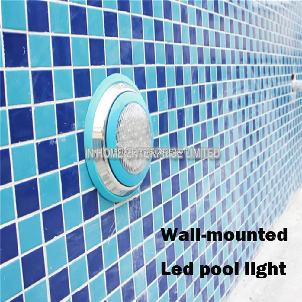 Lumière led de piscine haute puissance avec télécommande externe, imperméable conforme à la norme IP68, rvb, 54W