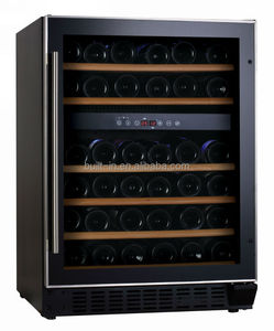 Ventes chaudes 46 bouteilles 145L 82cm de hauteur Cave à <span class=keywords><strong>vin</strong></span> à compresseur Cave à <span class=keywords><strong>vin</strong></span> Refroidisseur de bouteilles de <span class=keywords><strong>vin</strong></span> - Product Image 6