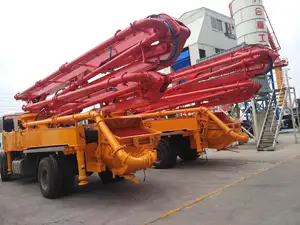 Qingdao JIUHE sıcak satış küçük 25m 28m 30m 33m 37m mini Schwing cep beton bomlu pompa kamyonu sıcak satış filipinler