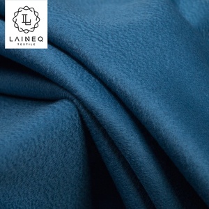 Modal doble cara patrón <span class=keywords><strong>de</strong></span> ondulación <span class=keywords><strong>de</strong></span> agua Cachemira invierno 100% <span class=keywords><strong>tejido</strong></span> <span class=keywords><strong>de</strong></span> lana para mujer abrigo largo - Product Image 6