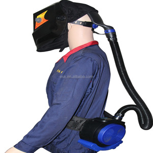 Casco de soldadura de cara completa, HXQ-9000 de ventilación con suministro de aire