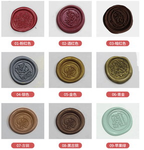 2025 nouveaux autocollants de sceau de cire de couleur de logo personnalisé de <span class=keywords><strong>prix</strong></span> usine d'origine - Product Image 3