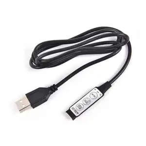 DC 5V USB LED RGB 컨트롤러 3Key 4Pin 원격 컨트롤러 스트립