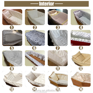 Venta Directa china Juson Wood JS-E097 ataúd de madera barato - Product Image 3