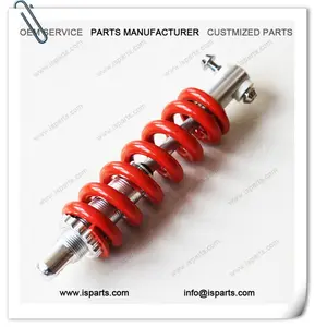 185 milímetros Red Rear Suspension Shock Absorber para Mini Moto ATV Pit Bike