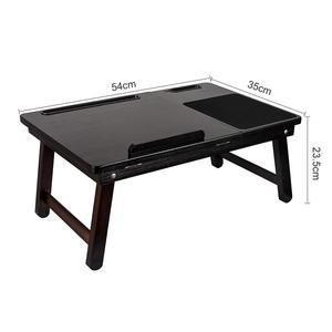 Bamboo Laptop Stand Table Folding Desk Adjustable Height Lap Desk Laptop Bed Tray with Drawer - Product Image 4