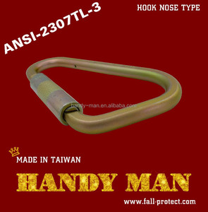 Conector de Seguridad Lateral en Forma de D ANSI-2307TL-3 de Acero 40kN ANSI Z359.1 - Product Image 3