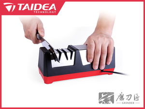 Affilacoltelli Elettrico <span class=keywords><strong>Professionale</strong></span> Antiscivolo, Strumento Automatico di <span class=keywords><strong>Affilatura</strong></span> con Diamante per <span class=keywords><strong>Coltelli</strong></span> da Cucina, Forbici e <span class=keywords><strong>Coltelli</strong></span> da Chef - Product Image 2