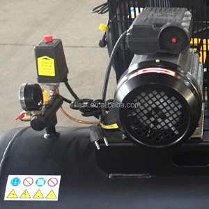Compresseur d'air à piston alternatif <span class=keywords><strong>Lacme</strong></span> WILLEST 3,5 ch 1 étage entraîné par courroie BWI40LE35H200F 8 bar 1 phase électrique - Product Image 3